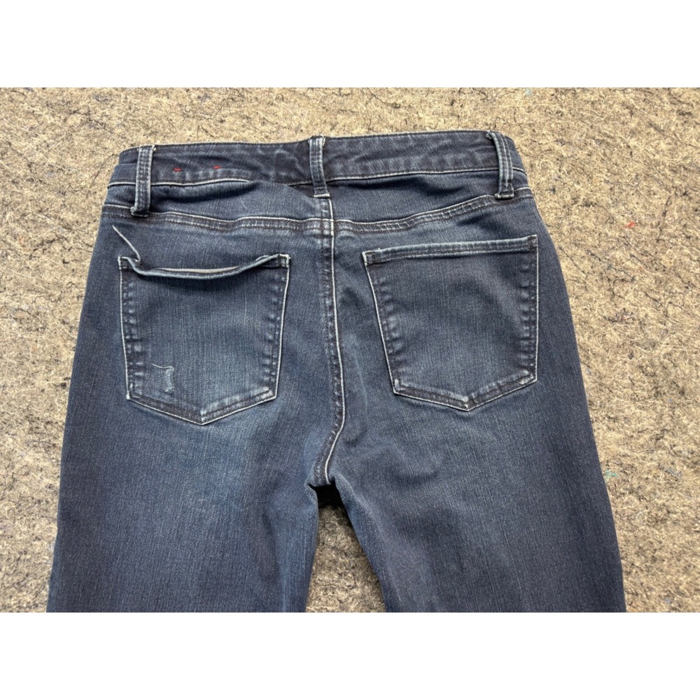 Talbots Flawless Five-Pocket Straight Leg Jeans Dark Wash Blue Denim Size 0 - Picture 12 of 12
